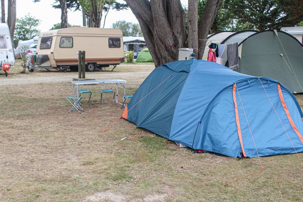 emplacement tente du camping